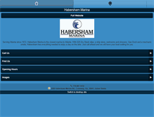 Tablet Screenshot of habershammarina.com